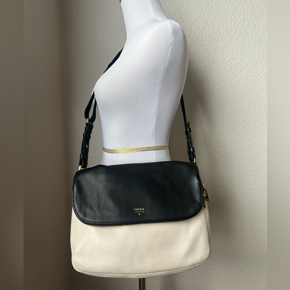 Fossil Preston Leather Crossbody Purse